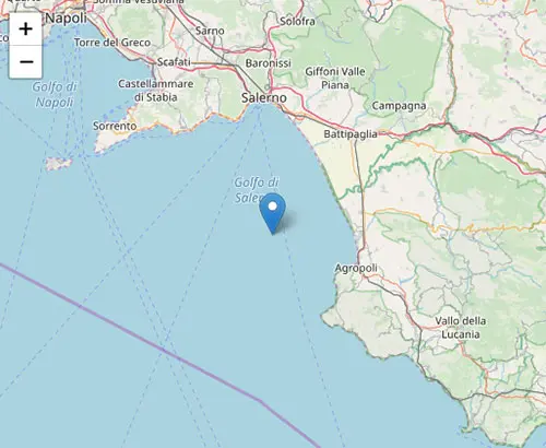 Scossa Di Terremoto Di Magnitudo 3 6 Al Largo Del Cilento Avvertita